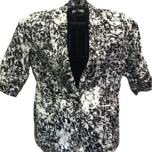 Black & White Printed Blazer